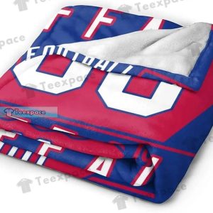 Custom Name Number Buffalo Bills Football Est.1960 Comfy Throw Blanket 3