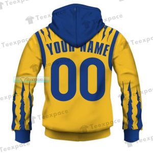 Custom Name Number Golden State Warriors Wolverine Hoodie
