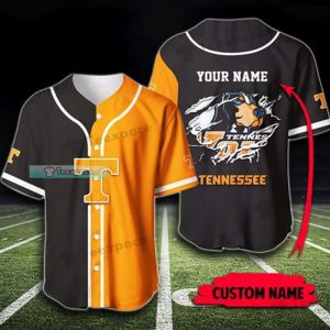 Custom Name Tennessee Volunteers Gifts Mascot Baseball Jersey
