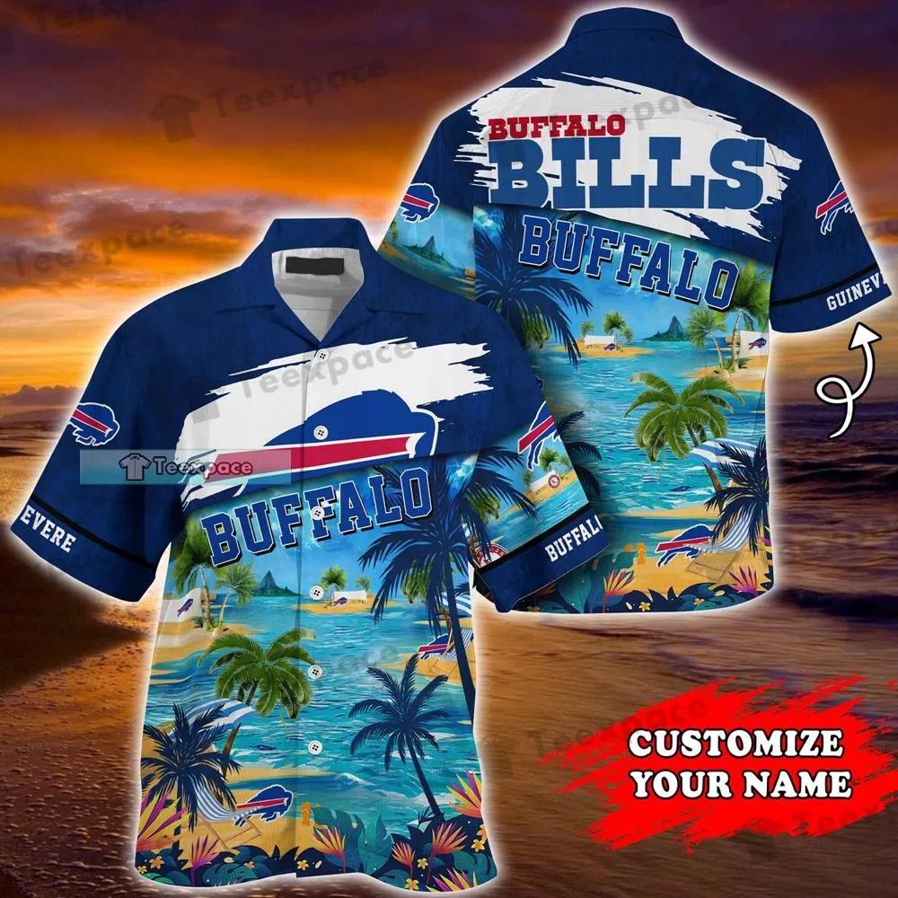Customized Buffalo Bills Tropical Summer Hawaii Shirt