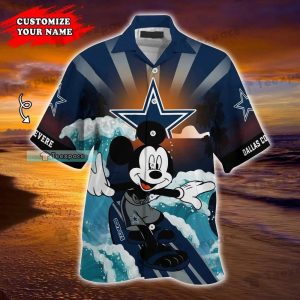 Customized Dallas Cowboys Summer Mickey Hawaii Shirt