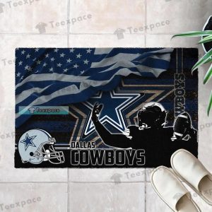 Dallas Cowboys America’s Team Helmet Doormat