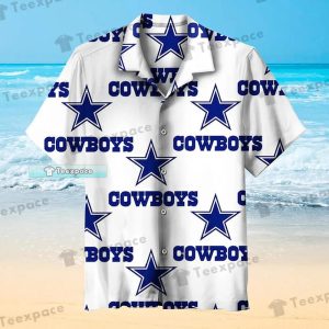 Dallas Cowboys Blue Star Pattern Hawaiian Shirt