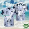 Dallas Cowboys Dark Blue And White Hawaiian Shirt