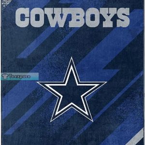 Dallas Cowboys Flashing Star Comfy Throw Blanket