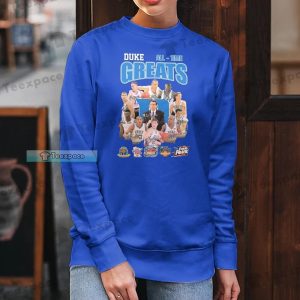 Duke Blue Devils Basketball All Time Greats Sweatshirt