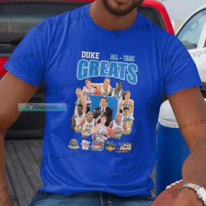 Duke Blue Devils Basketball All Time Greats Unisex T Shirt