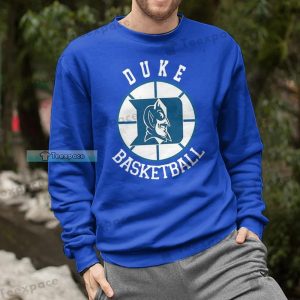 Duke Blue Devils Basketball Cicle Logo Long Sleeve Shirt