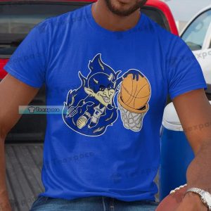 Duke Blue Devils Basketball Fire Mascot Shirt