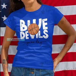 Duke Blue Devils Basketball Game Day T Shirt Womens