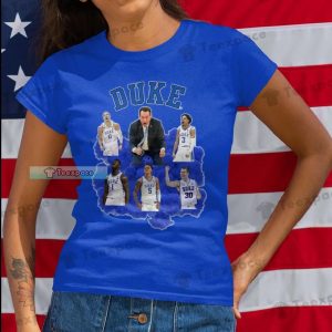 Duke Blue Devils Basketball Legends T Shirt Womens