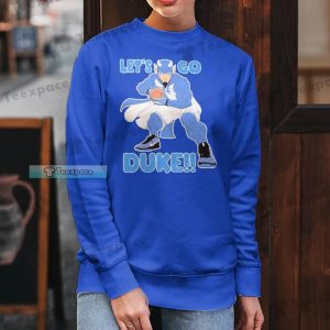 Duke Blue Devils Basketball Lets Go Mascot Sweatshirt
