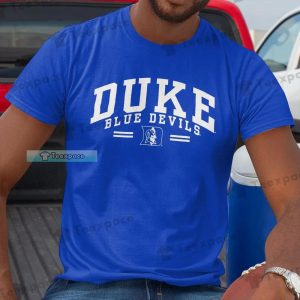 Duke Blue Devils Basketball Simple Letter Logo Unisex T Shirt