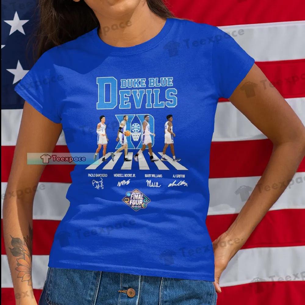Duke Blue Devils Basketball The Beatles T Shirt Womens