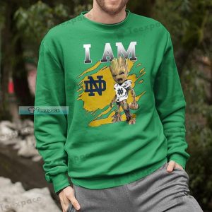 Fighting Irish Football I Am Groot Sweatshirt