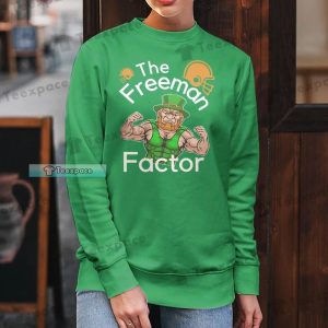 Fighting Irish Football The Freeman Factor Long Sleeve Shirt