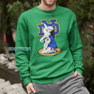 Fighting Irish Gangster Cat Football Sweatshirt