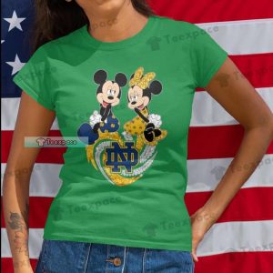 Fighting Irish Mickey Minnie Valentine Shirt