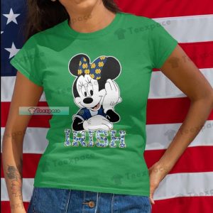 Fighting Irish Minnie Glitter Shirt