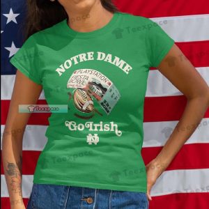 Fighting Irish Notre Dame Playstation Shirt