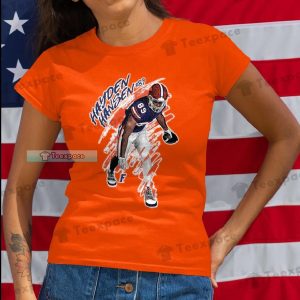 Florida Gators 89 Hayden Hansen Football Graphic T Shirt Womens