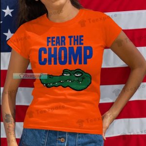 Florida Gators Fear The Chomp T Shirt Womens