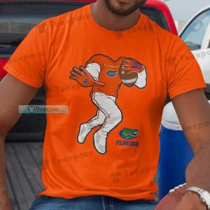 Florida Gators Football Player Cartoon Shirt