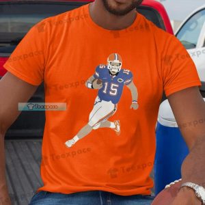 Florida Gators Num 15 Football Player Shirt