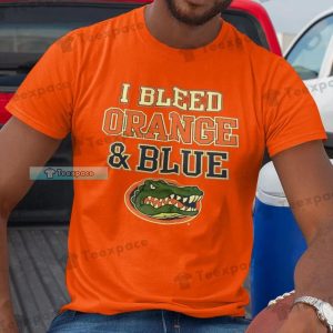 Gators Nations I Bleed Orange And Blue Shirt