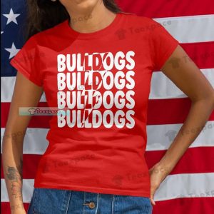 Georgia Bulldogs Basic Graphic T Shirt Womens