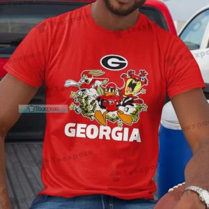 Georgia Bulldogs Looney Tunes Cartoon Shirt