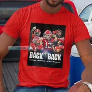 Georgia Bulldogs National Champions Squad Graphic Shirt