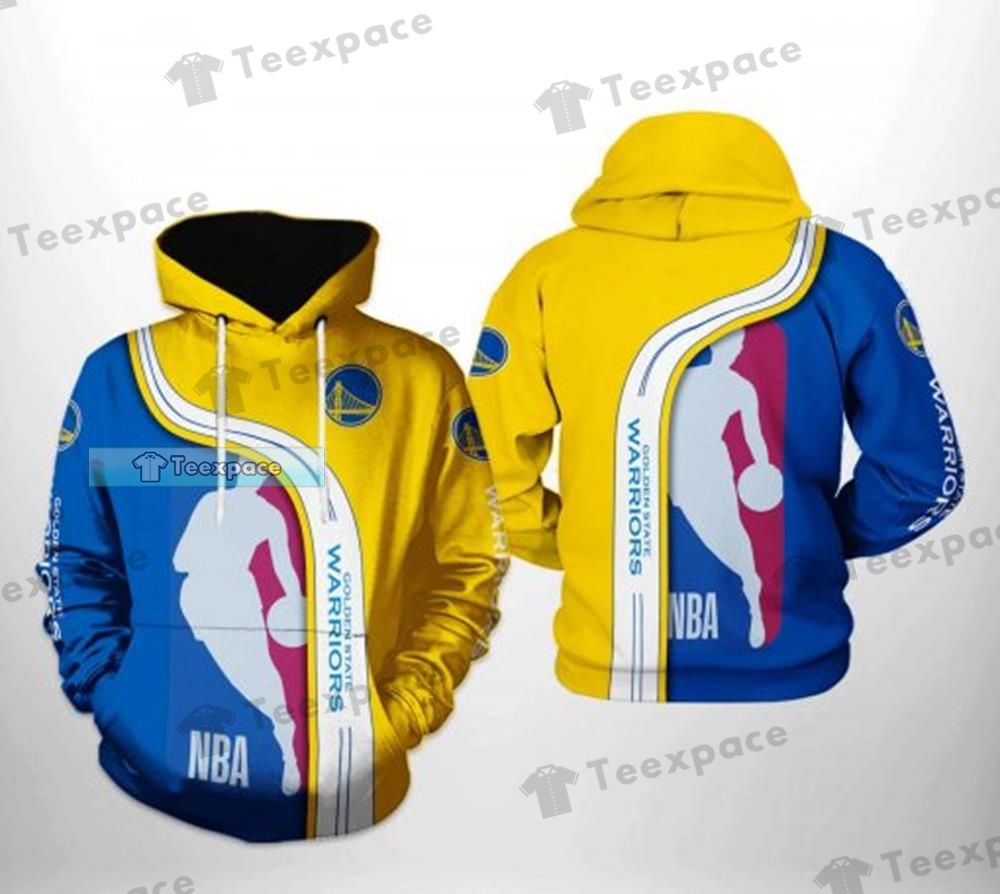 Golden State Warriors Basketball Curved Hoodie Warriors Gifts