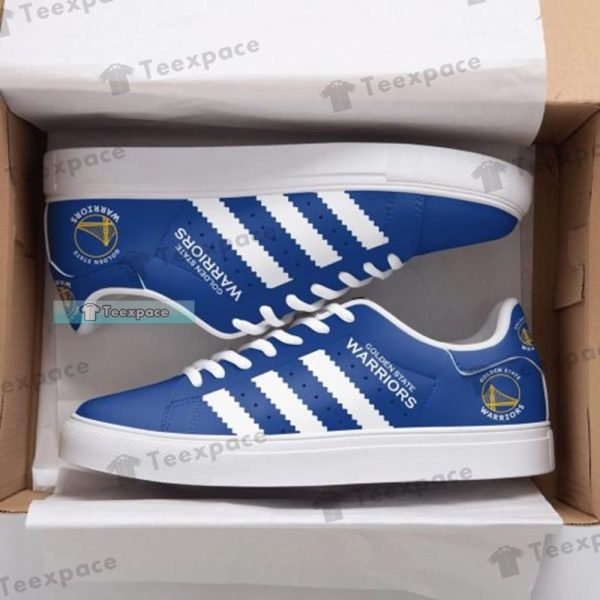 Golden State Warriors Blue Skate Shoes Gifts for Warriors fans