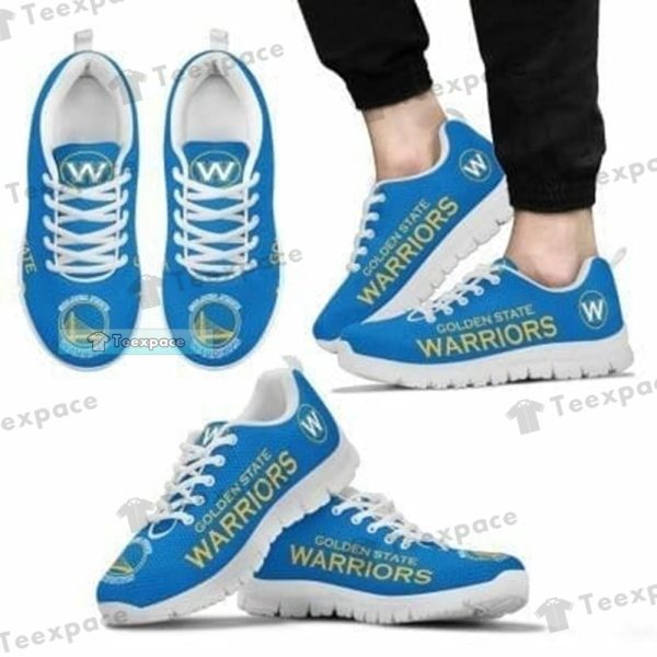 Golden State Warriors Blue Sneakers Gifts for Warriors fans
