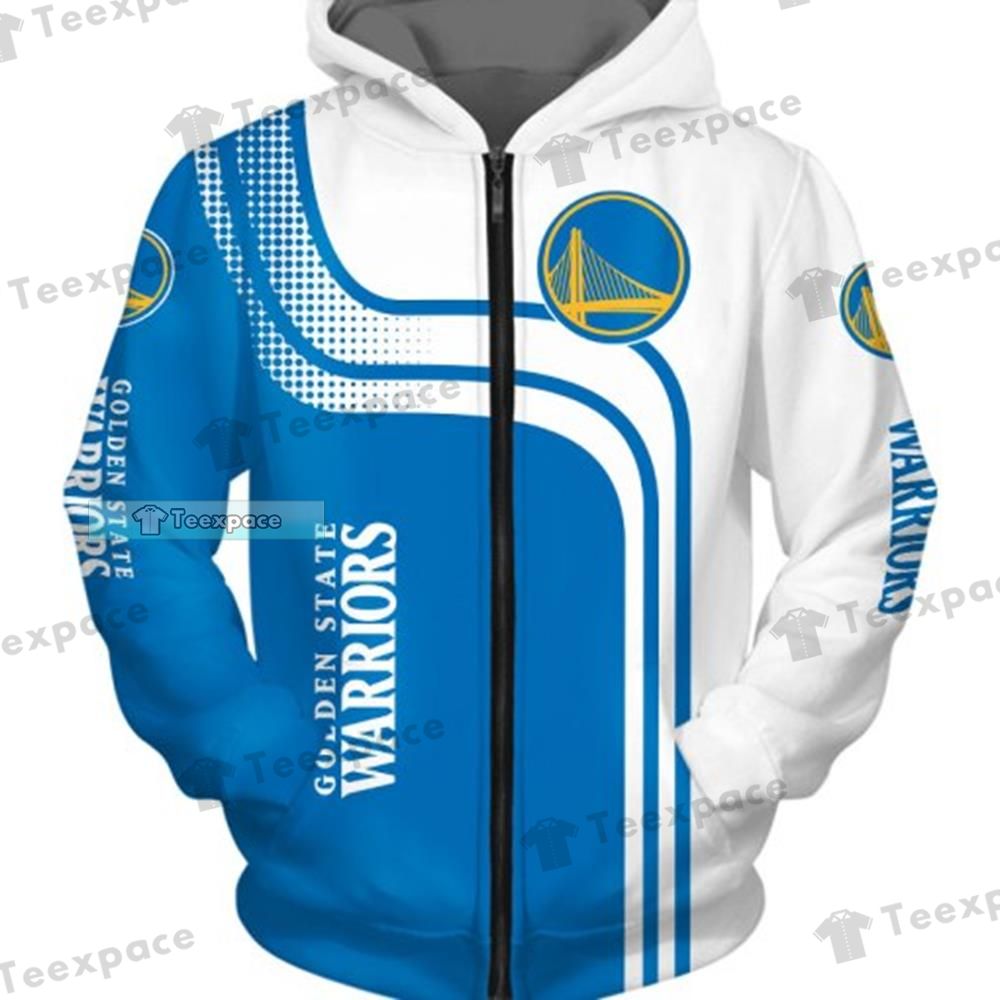 Golden State Warriors Curved Hoodie Warriors Gifts for him 1