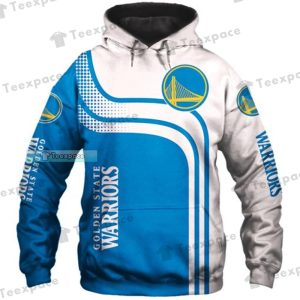 Golden State Warriors Curved Hoodie Warriors Gifts for him 3