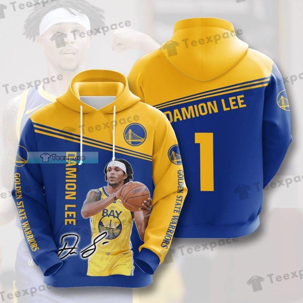 Golden State Warriors Damion Lee Hoodie Warriors Gifts 1