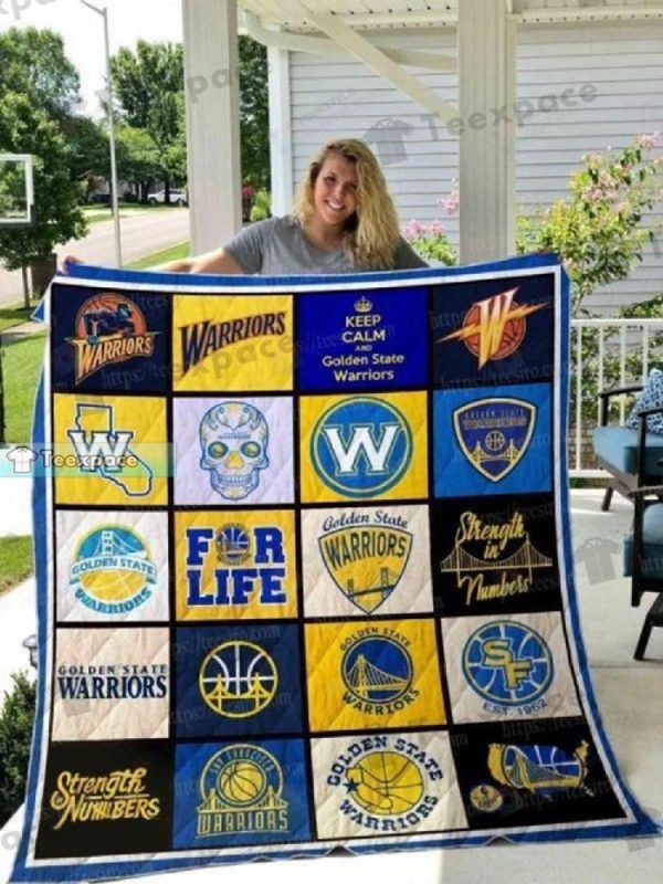 Golden State Warriors For Life Plush Blanket Warriors Gifts