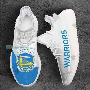 Golden State Warriors Logo Ahead Yeezy Shoes Warriors Gifts 1