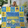 Golden State Warriors Won The West Throw Blanket Warriors Gifts