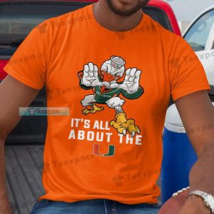 Mascot Its All About The Miami Hurricanes Unisex T Shirt