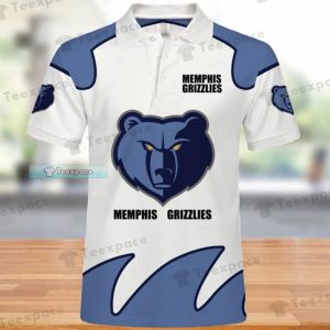 Memphis Grizzlies Fire Logo Polo Shirt Grizzlies Gifts For Him