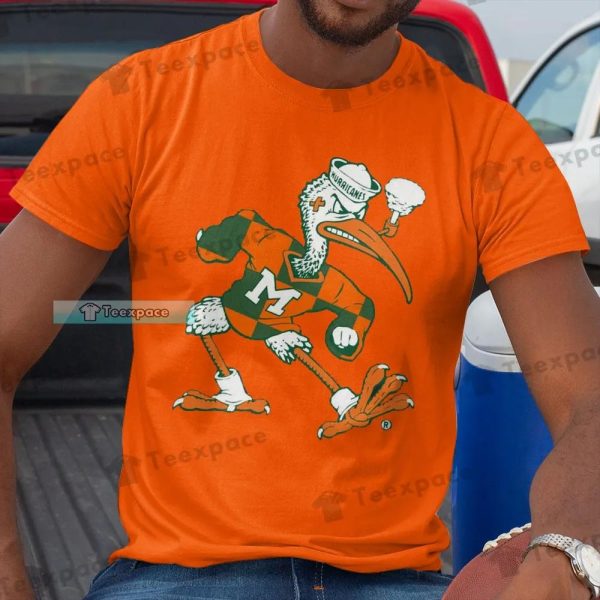 Miami Hurricanes Angry Mascot Smoking Shirt