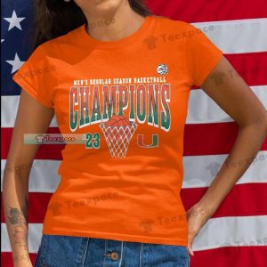 Miami Hurricanes Basketball Gift Champions T Shirt Womens
