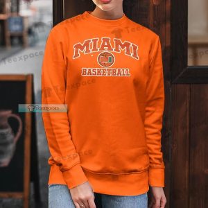 Miami Hurricanes Basketball Gifts Logo Long Sleeve Shirt