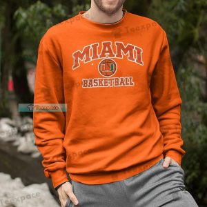Miami Hurricanes Basketball Gifts Logo Sweatshirt