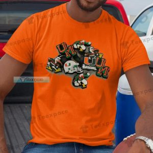 Miami Hurricanes Gifts Mascot Fighting Shirt