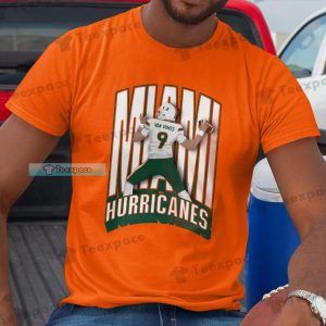 Miami Hurricanes Van Dymes 9 Shirt