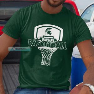 Michigan State Spartans Basket Logo Shirt